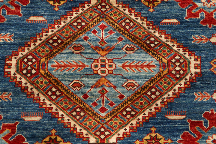 Steel Blue Kazak 5' 9 x 8' 4 - No. 69960
