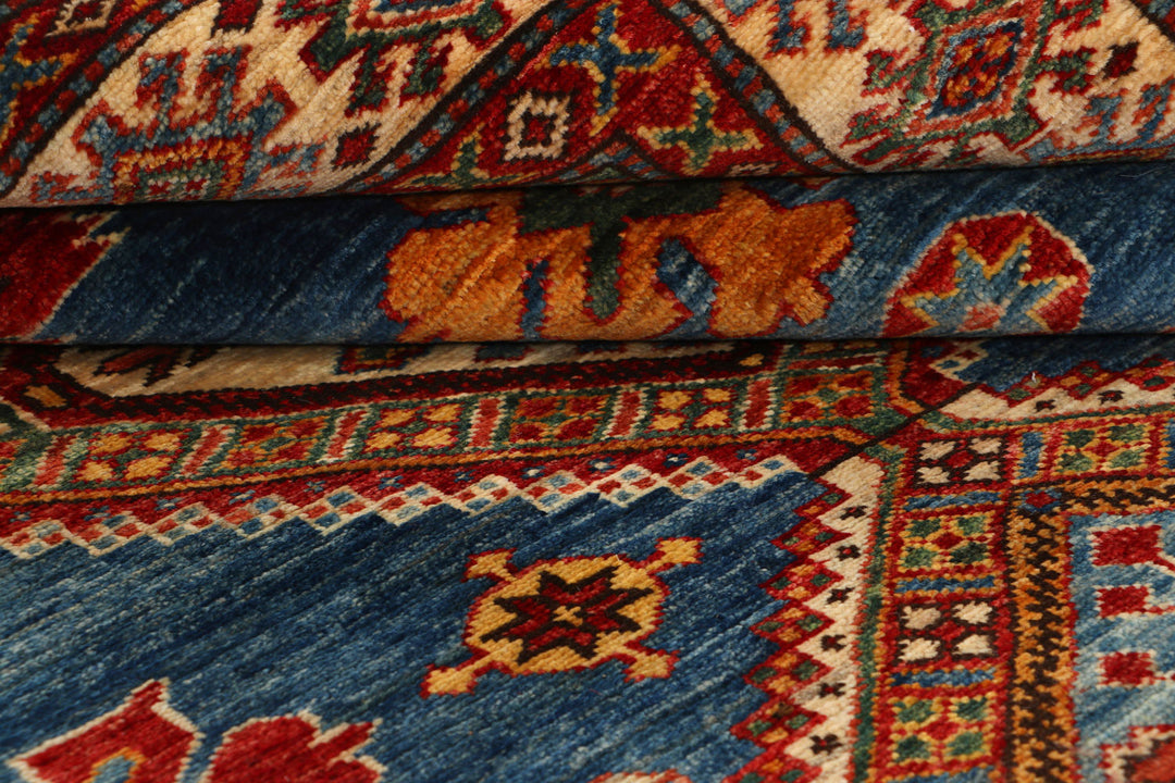 Steel Blue Kazak 5' 9 x 8' 4 - No. 69960