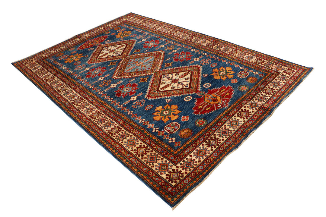 Steel Blue Kazak 5' 9 x 8' 4 - No. 69960