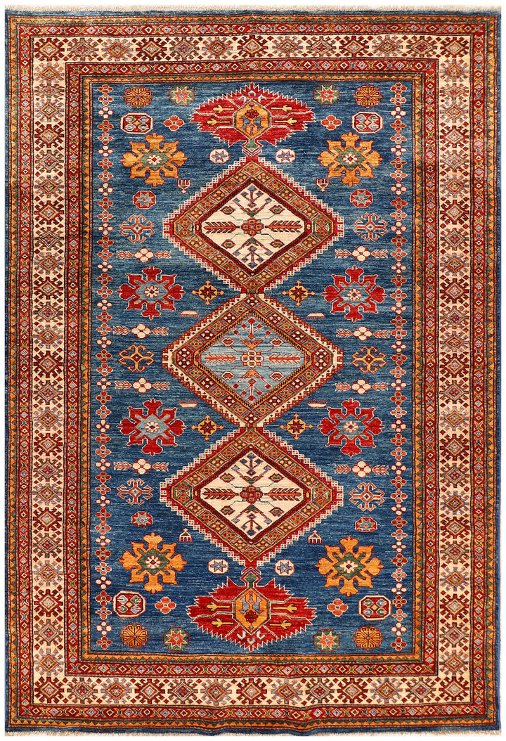 Steel Blue Kazak 5' 9 x 8' 4 - No. 69960