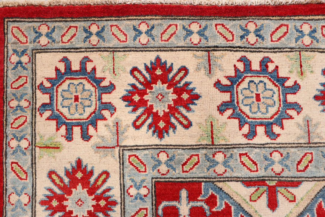 Firebrick Kazak 6' 7 x 9' 11 - No. 69973