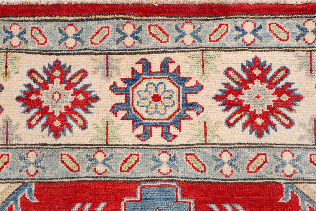 Firebrick Kazak 6' 7 x 9' 11 - No. 69973