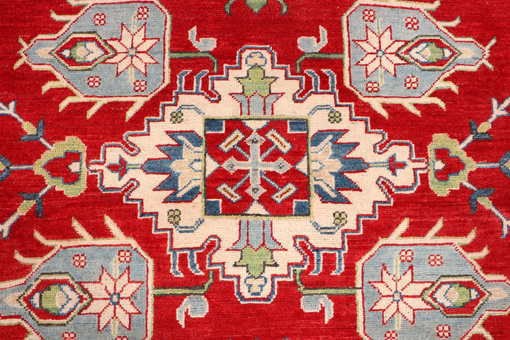 Firebrick Kazak 6' 7 x 9' 11 - No. 69973