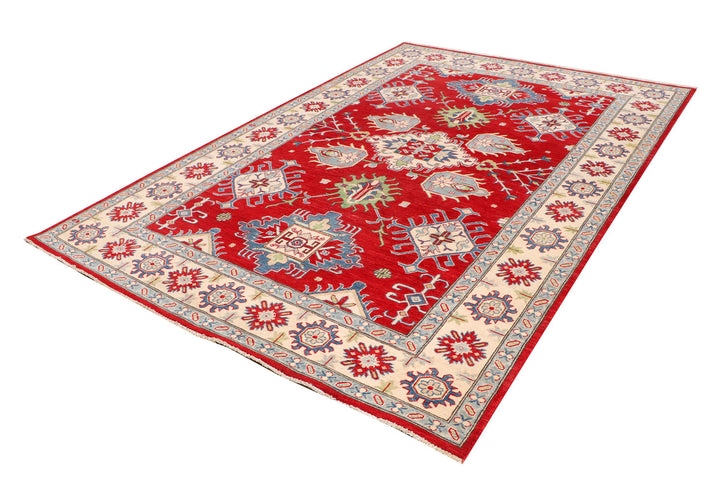 Firebrick Kazak 6' 7 x 9' 11 - No. 69973