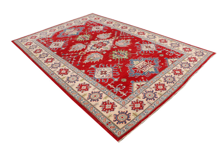 Firebrick Kazak 6' 7 x 9' 11 - No. 69973