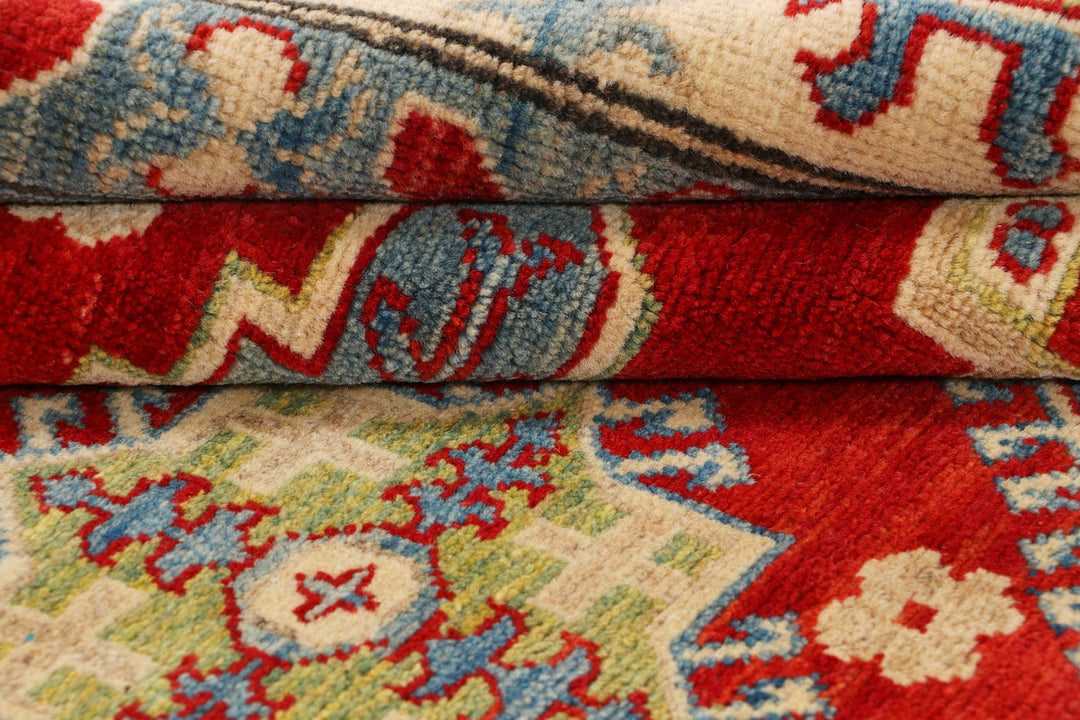 Firebrick Kazak 6' 8 x 9' 9 - No. 69974