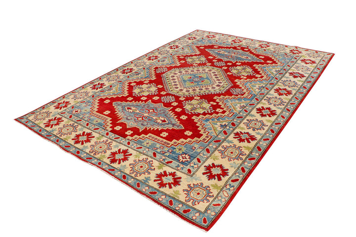 Firebrick Kazak 6' 8 x 9' 9 - No. 69974