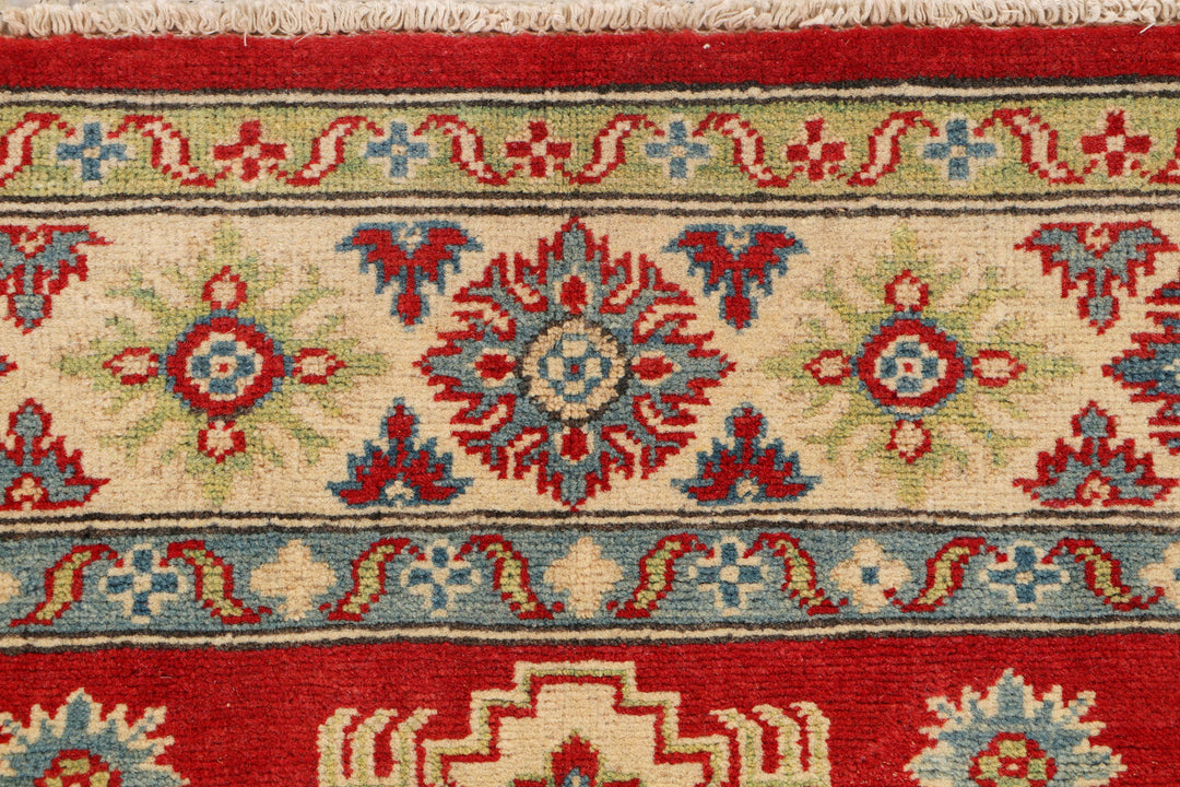 Firebrick Kazak 4' 11 x 6' 8 - No. 69975