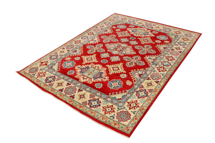 Firebrick Kazak 4' 11 x 6' 8 - No. 69975