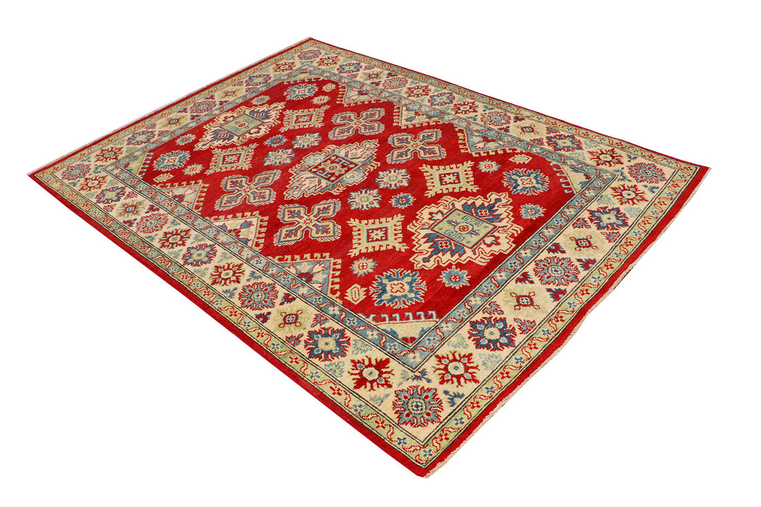 Firebrick Kazak 4' 11 x 6' 8 - No. 69975