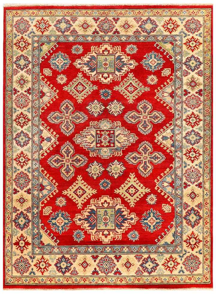 Firebrick Kazak 4' 11 x 6' 8 - No. 69975