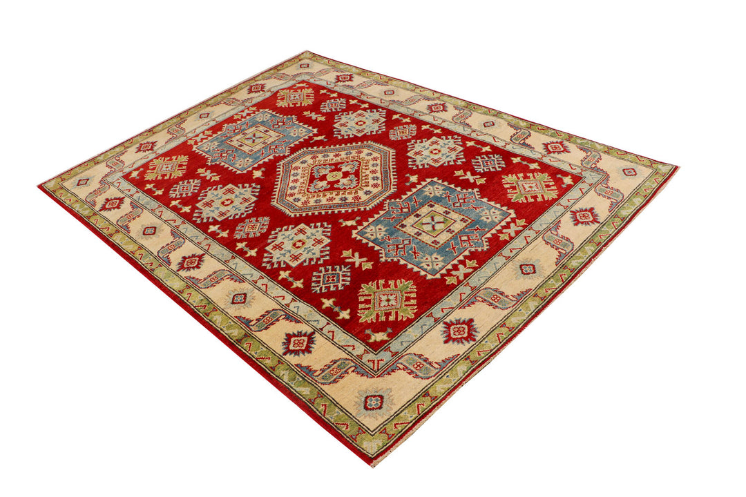 Firebrick Kazak 5' x 6' 8 - No. 69977