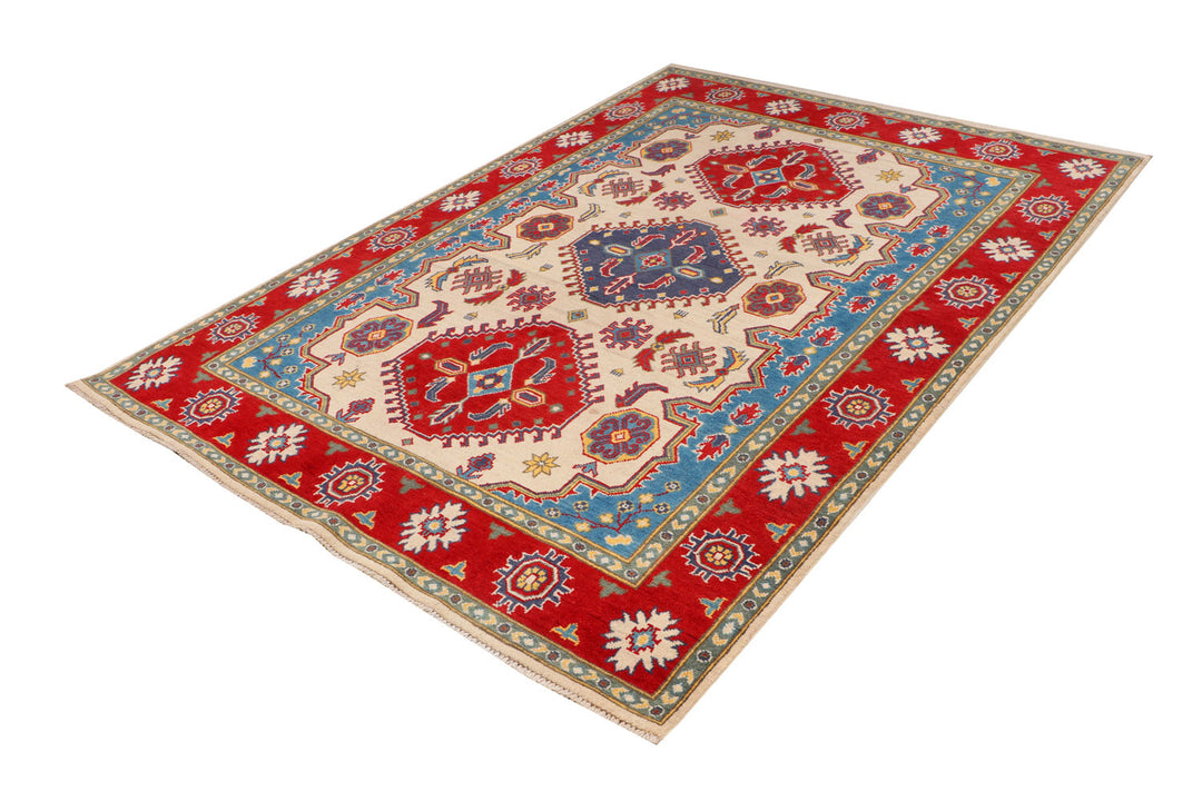 Blanched Almond Kazak 5' 5 x 7' 7 - No. 69980