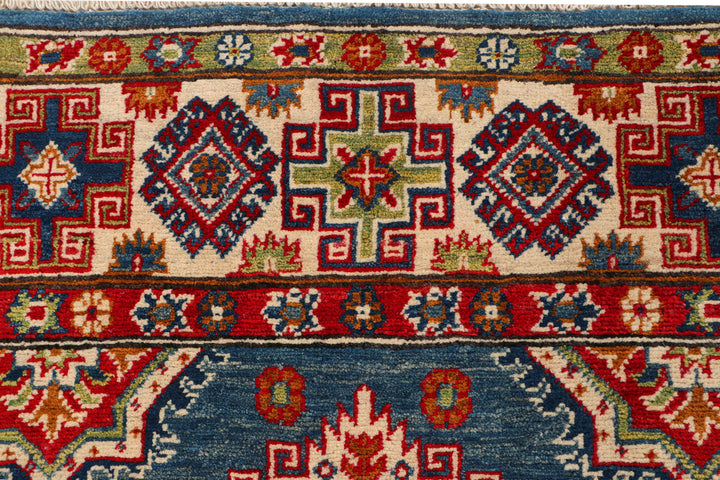 Steel Blue Kazak 4' 11 x 7' - No. 69982