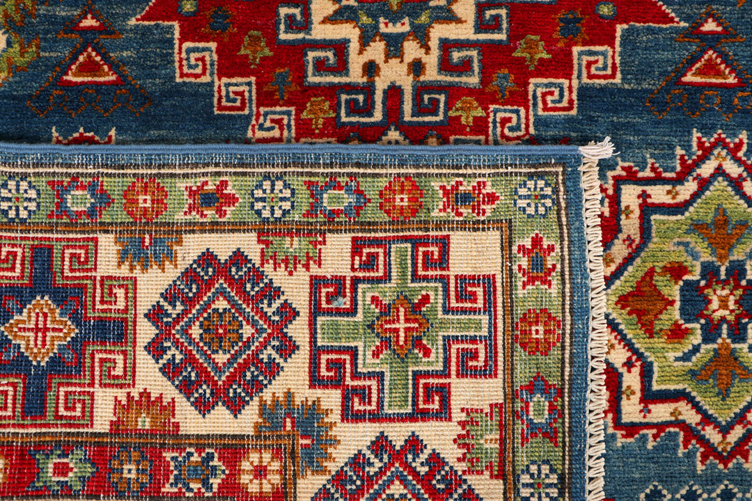 Steel Blue Kazak 4' 11 x 7' - No. 69982