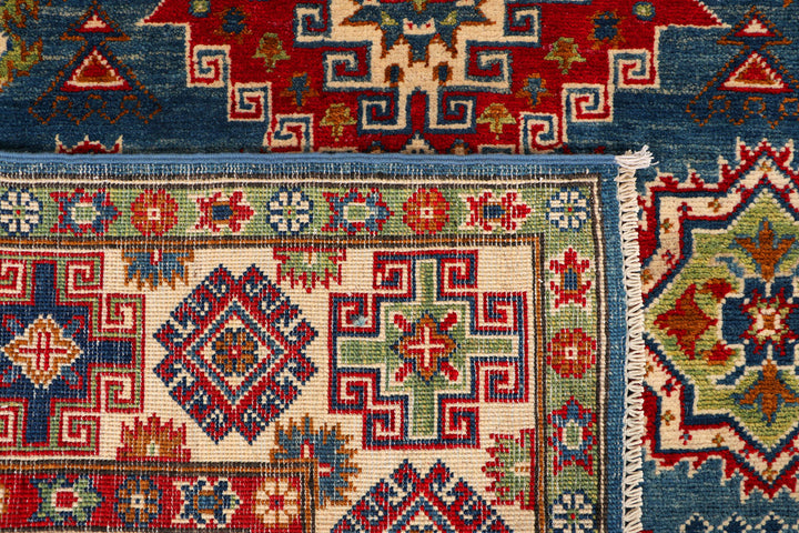 Steel Blue Kazak 4' 11 x 7' - No. 69982