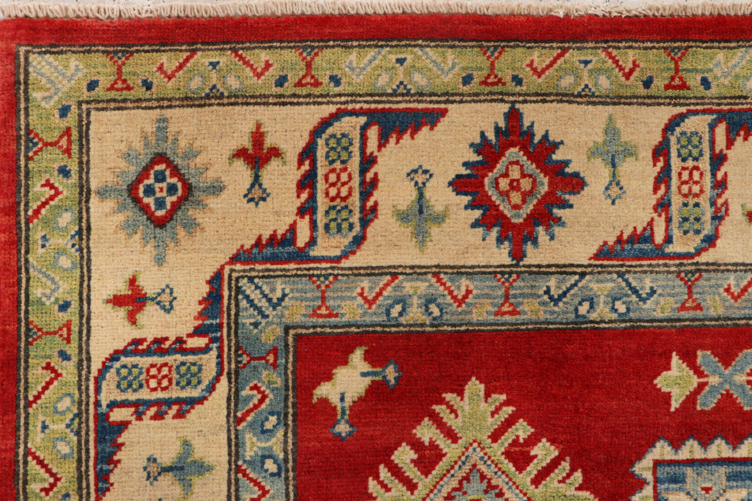 Firebrick Kazak 4' 11 x 6' 7 - No. 69984