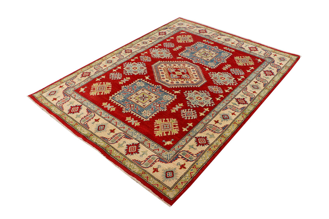 Firebrick Kazak 4' 11 x 6' 7 - No. 69984