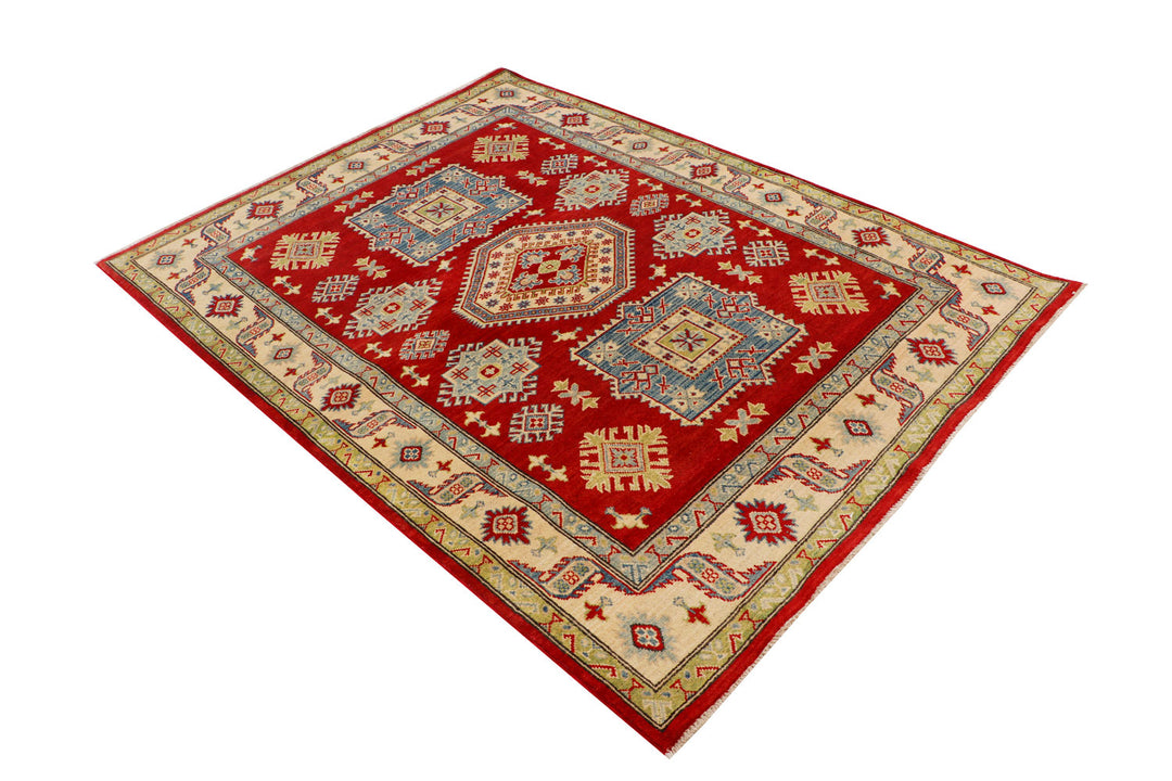 Firebrick Kazak 4' 11 x 6' 7 - No. 69984