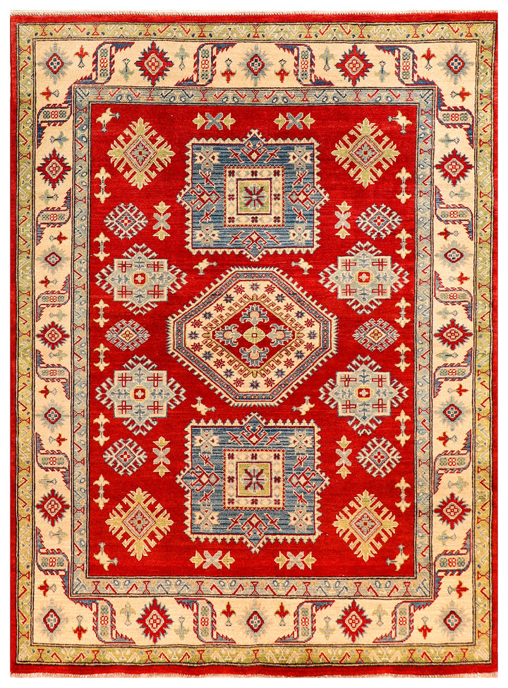 Firebrick Kazak 4' 11 x 6' 7 - No. 69984