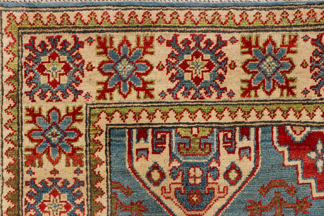 Steel Blue Kazak 4' 10 x 6' 9 - No. 69985