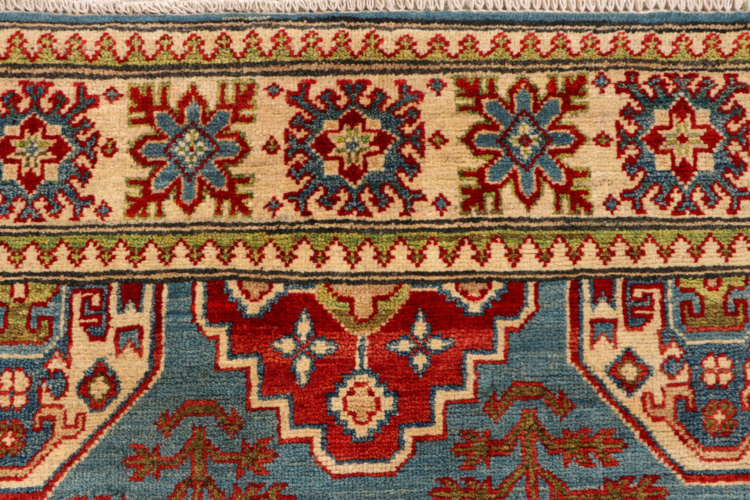 Steel Blue Kazak 4' 10 x 6' 9 - No. 69985