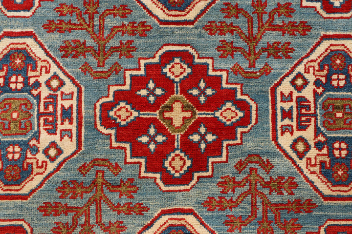 Steel Blue Kazak 4' 10 x 6' 9 - No. 69985