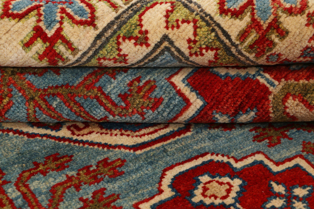 Steel Blue Kazak 4' 10 x 6' 9 - No. 69985