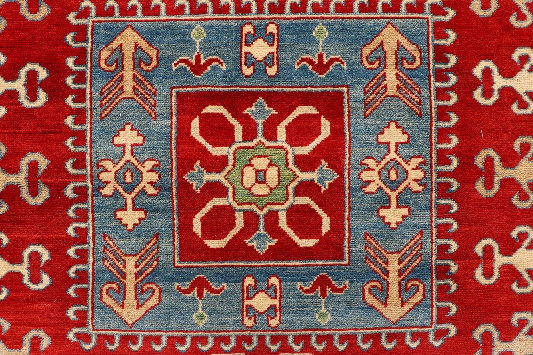 Firebrick Kazak 6' 8 x 9' 9 - No. 69991