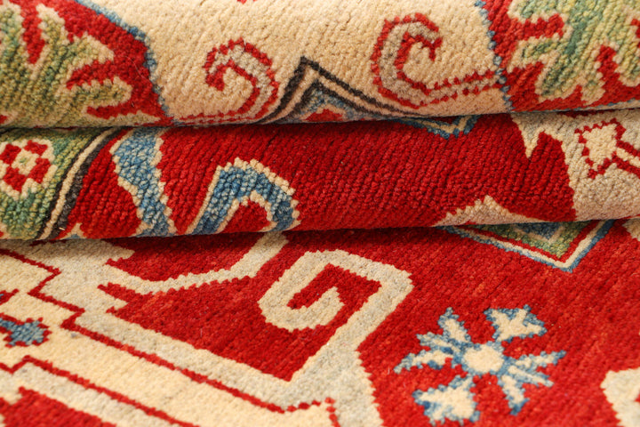 Firebrick Kazak 6' 8 x 9' 9 - No. 69991