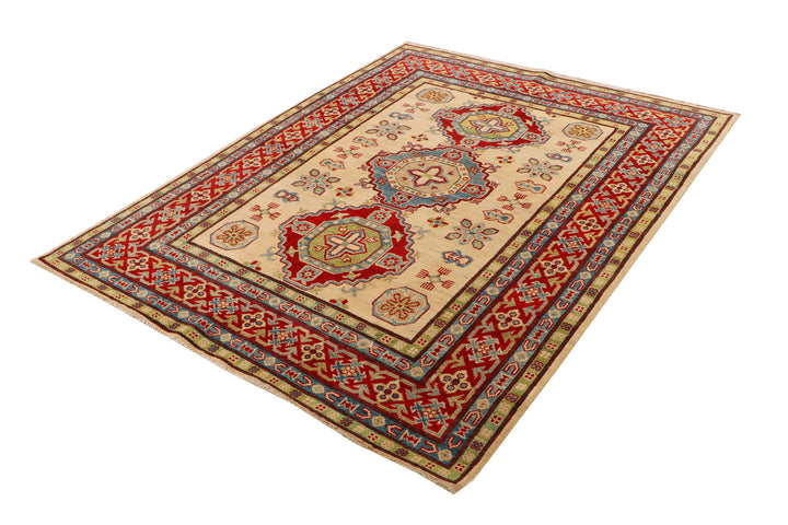 Bisque Kazak 5' x 6' 6 - No. 69995