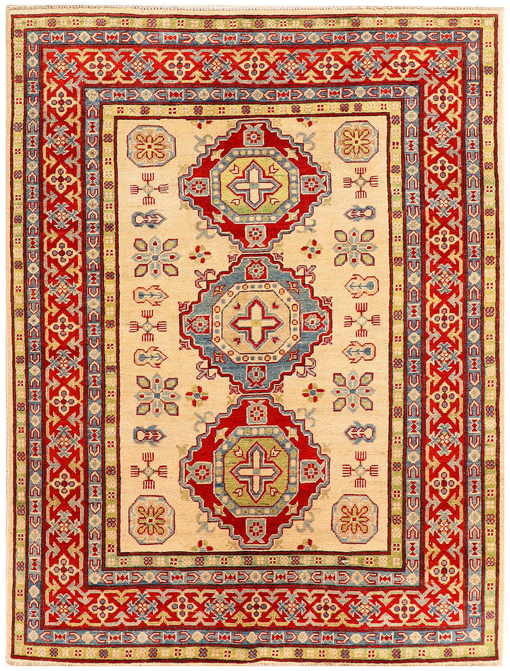 Bisque Kazak 5' x 6' 6 - No. 69995