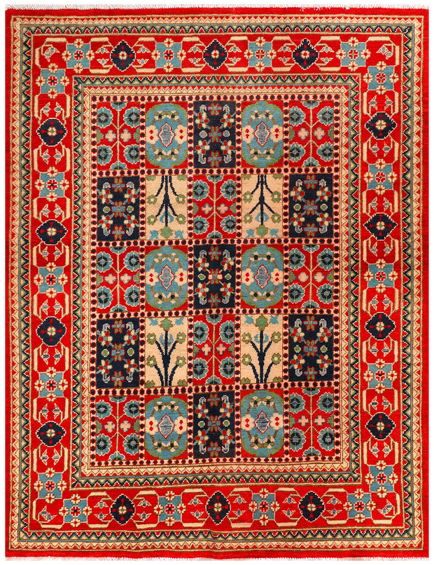 Multi Colored Kazak 5' x 6' 5 - No. 69996