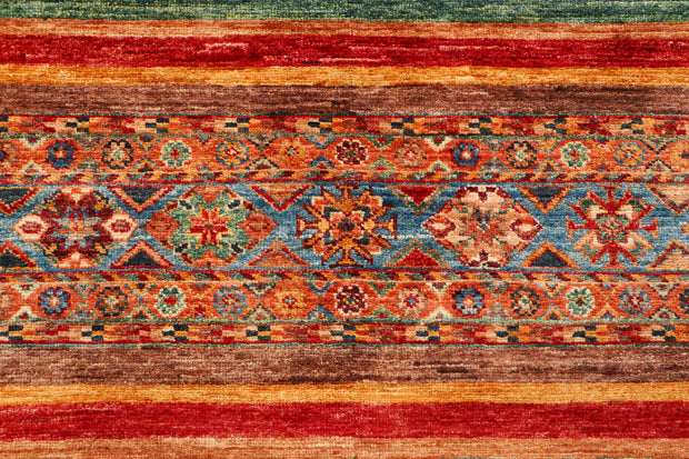 Multi Colored Kazak 6' 9 x 9' 8 - No. 70001