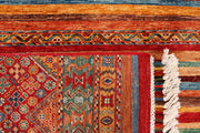 Multi Colored Kazak 6' 9 x 9' 8 - No. 70001