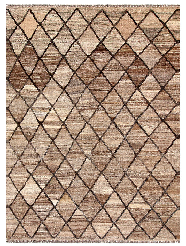 Multi Colored Kilim 5' 1 x 6' 9 - No. 70005