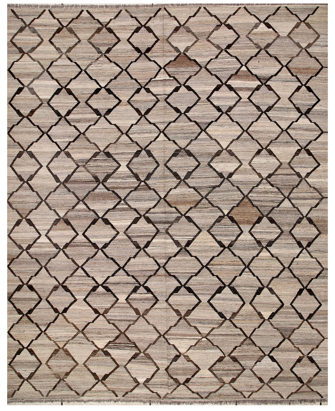 Afghan Kilim Rug 8' 4" x 9' 10" Flat-Weave