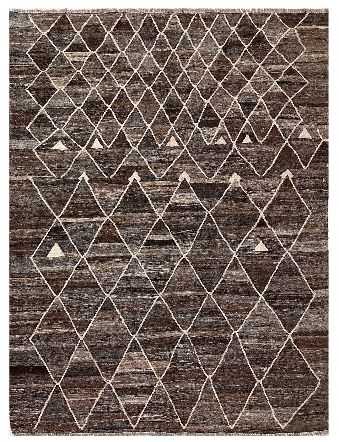Afghan Kilim Rug 6' x 7'10" Flat-Weave