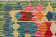 Multi Colored Kilim 3' 4 x 9' 11 - No. 70102
