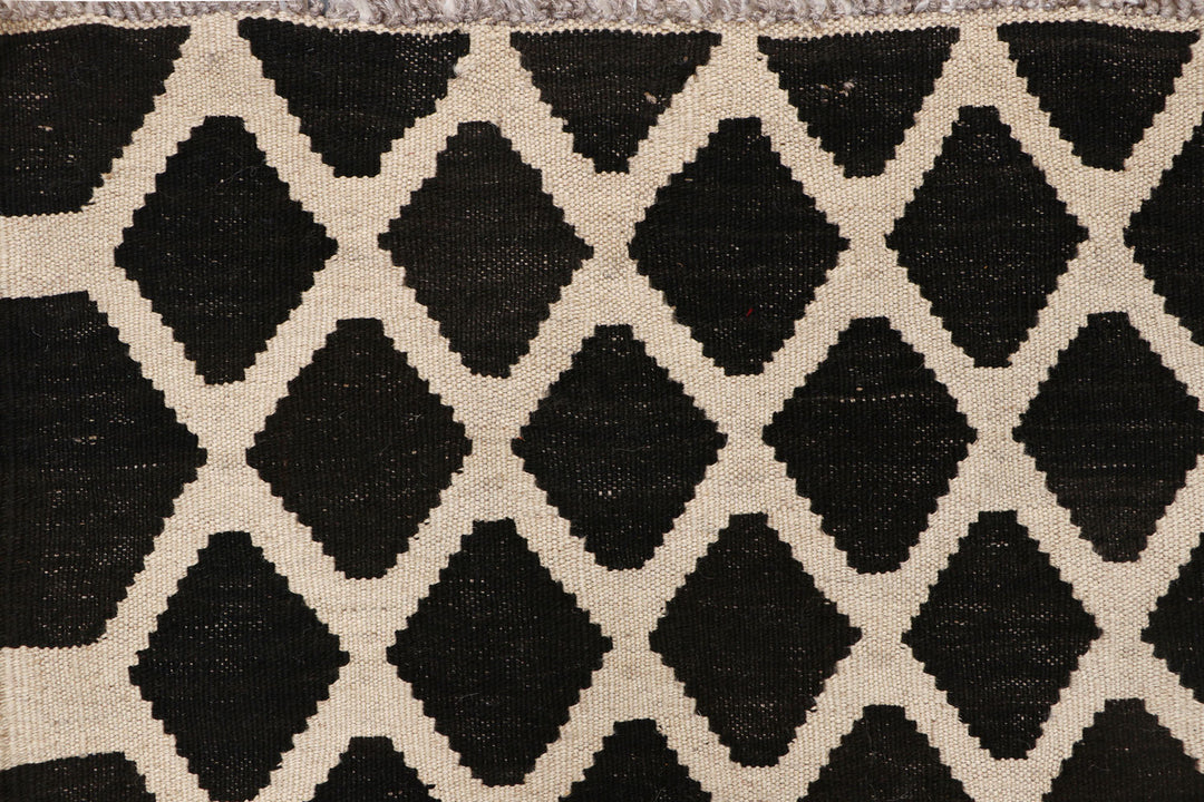 Afghan Kilim Rug 3' x 15'10" Flat-Weave