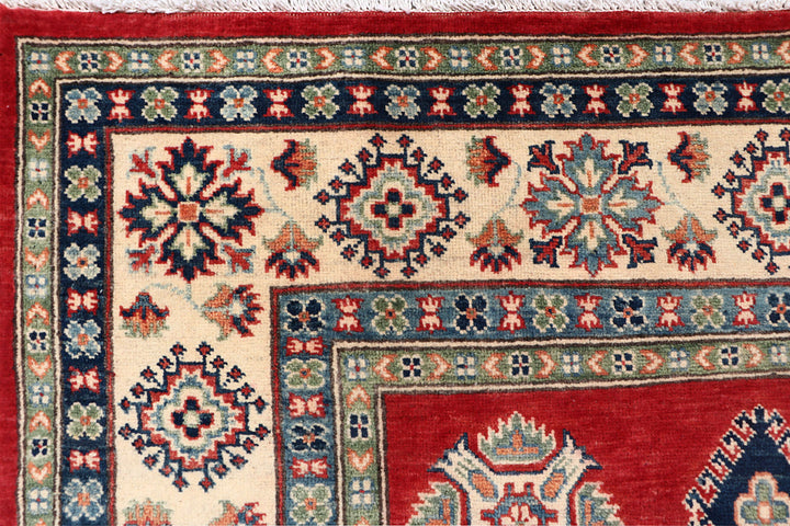 Firebrick Kazak 6' 5 x 9' 9 - No. 70156