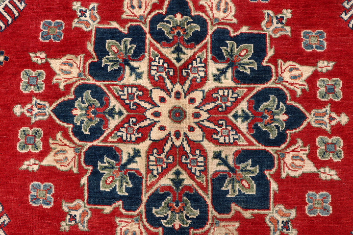 Firebrick Kazak 6' 5 x 9' 9 - No. 70156