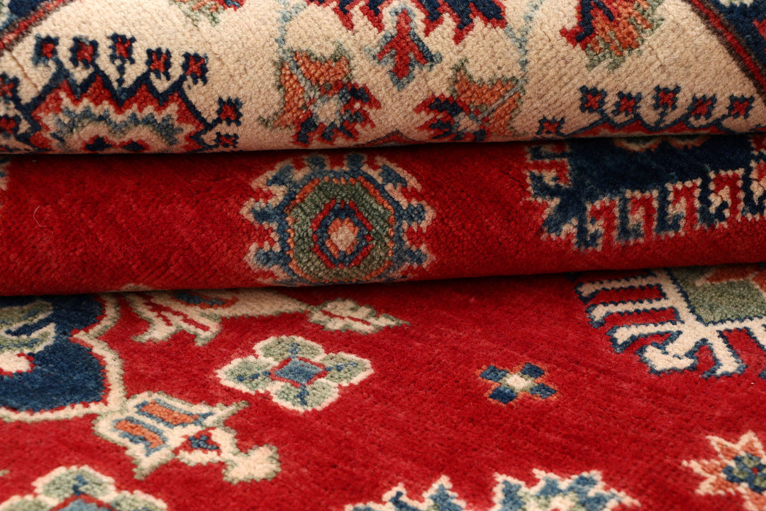 Firebrick Kazak 6' 5 x 9' 9 - No. 70156