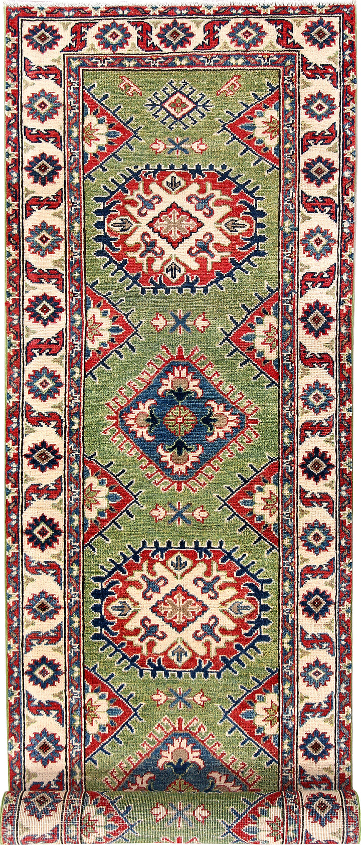 Dark Sea Green Kazak 2' 7 x 8' 10 - No. 70160