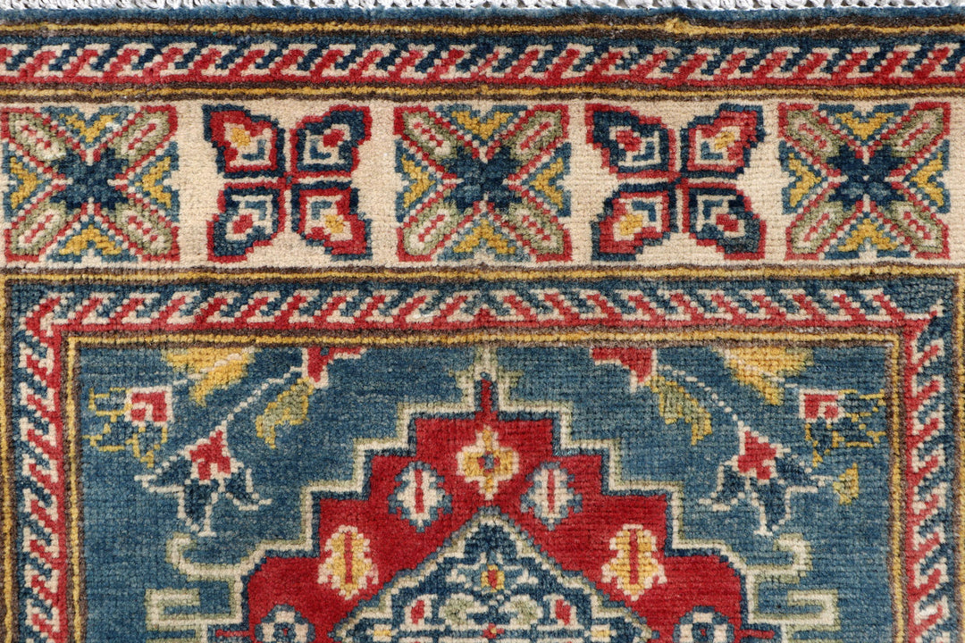 Steel Blue Kazak 2' 9 x 9' 7 - No. 70164