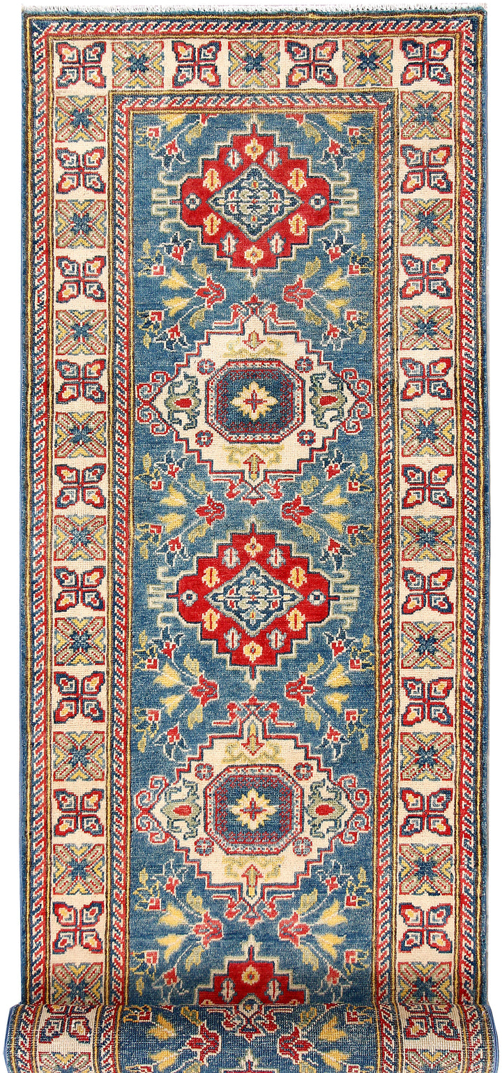 Steel Blue Kazak 2' 9 x 9' 7 - No. 70164