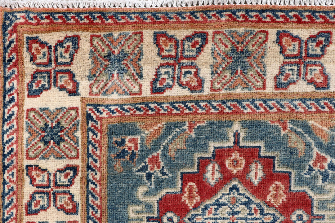 Steel Blue Kazak 2' 9 x 10' - No. 70166