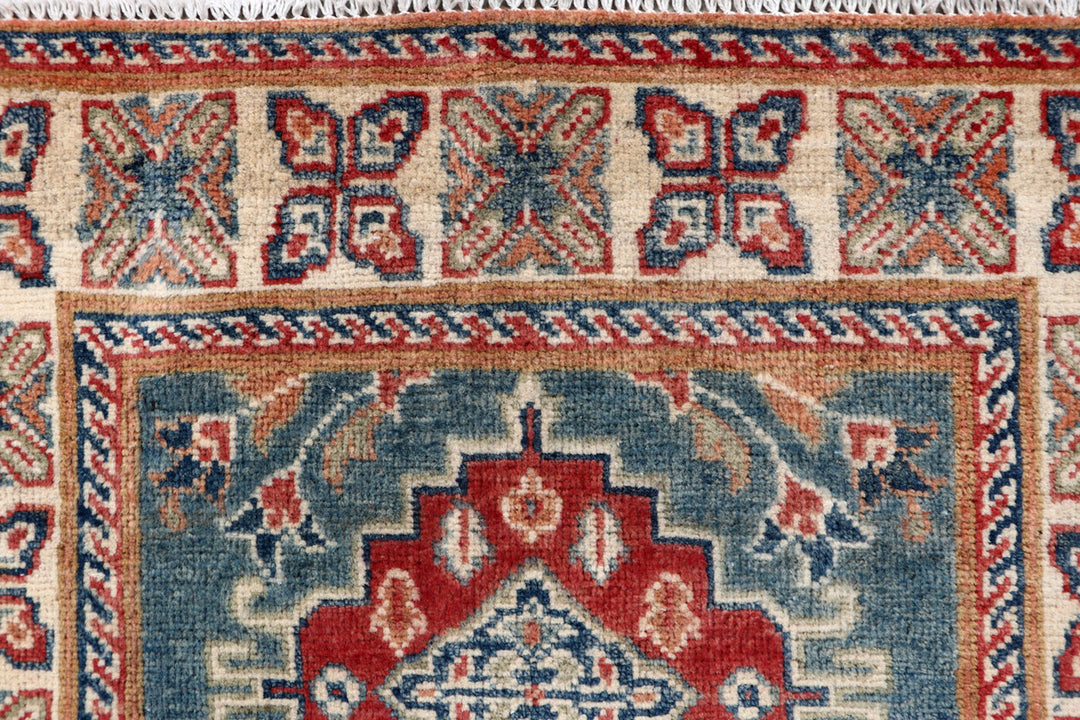 Steel Blue Kazak 2' 9 x 10' - No. 70166