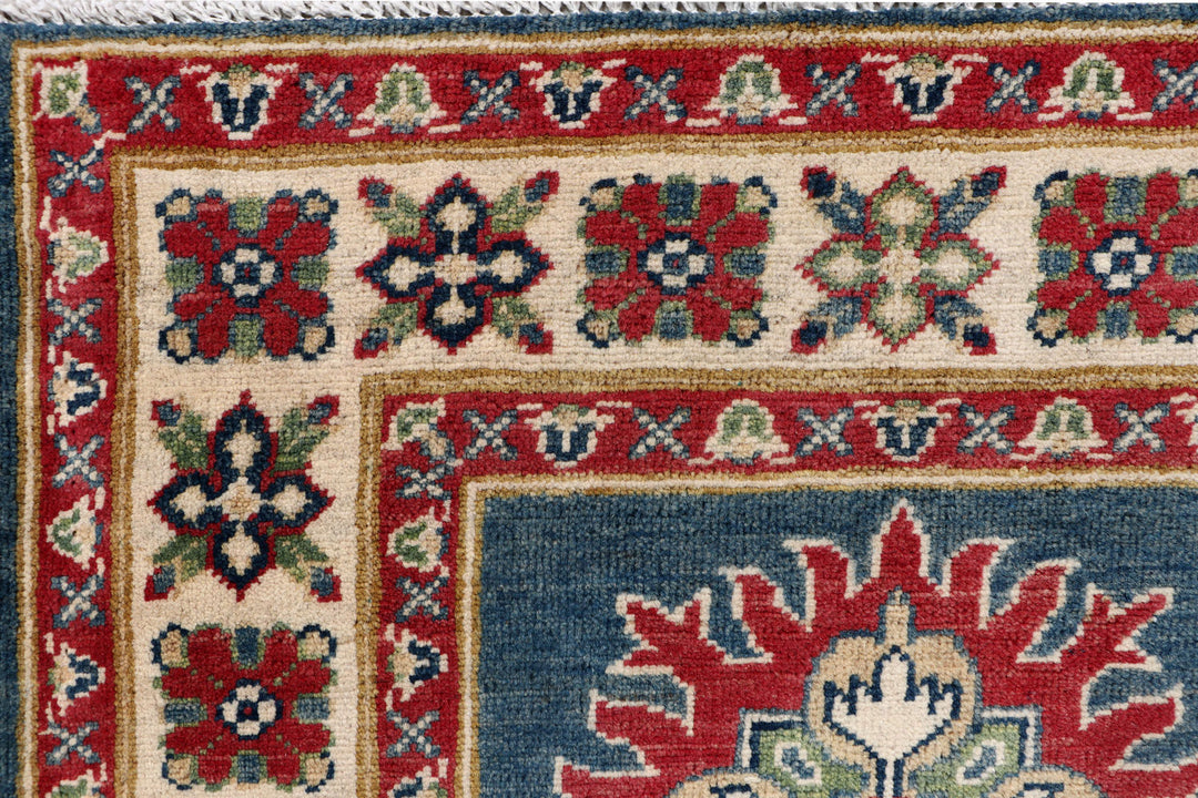 Steel Blue Kazak 2' 9 x 9' 2 - No. 70168