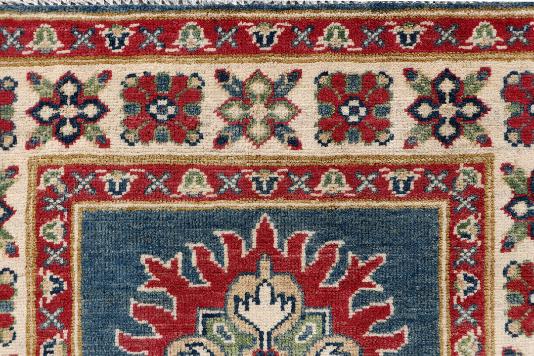 Steel Blue Kazak 2' 9 x 9' 2 - No. 70168